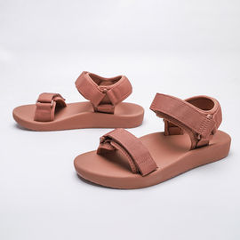 Open Toe Slipper Sandals Women , Adjustable Athletic Summer Shoes Slides With Back Strap