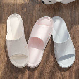 Soft EVA Soft Bathroom Slippers , Open Toe House Slippers Unisex Gender