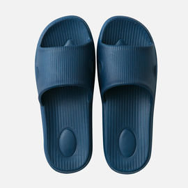 Summer PU / PVC Open Toe Flat Slippers Quick Drying Bathroom Shower Shoes