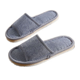 Practical Hotel Guest Slippers 41 - 47 Size Slide Resistance Long Life Span