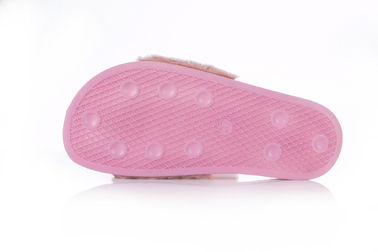 Cute Pink Ladies Pu Slippers Water Resistance SW1910174 OEM Service