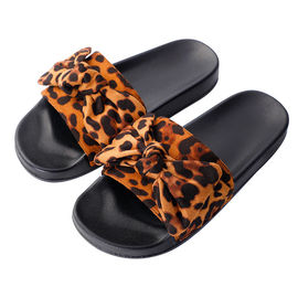 Wear Resistant Pvc Slippers , Soft Summer House Slippers For Ladies