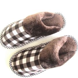 Cotton Flax Winter Indoor Slippers , Winter Home Wear Slippers 36-47 Size